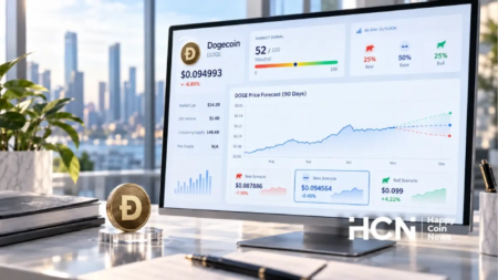 HCN AI Analyst прогнозирует консолидацию Dogecoin на ближайшие 90 дней